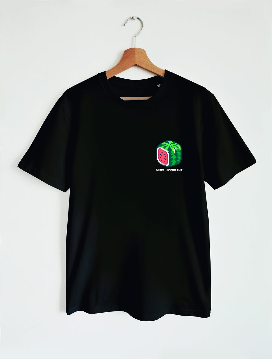WATERMELONUNISEXBLACKT-