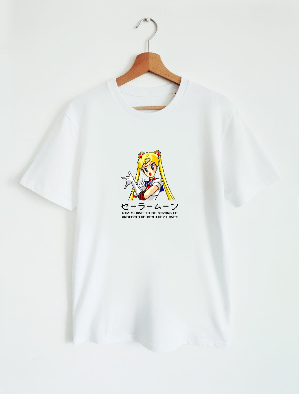 T-SHIRT UNISEX / SAILOR MOON USAGI “ GIRLS HAVE TO BE STRONG”